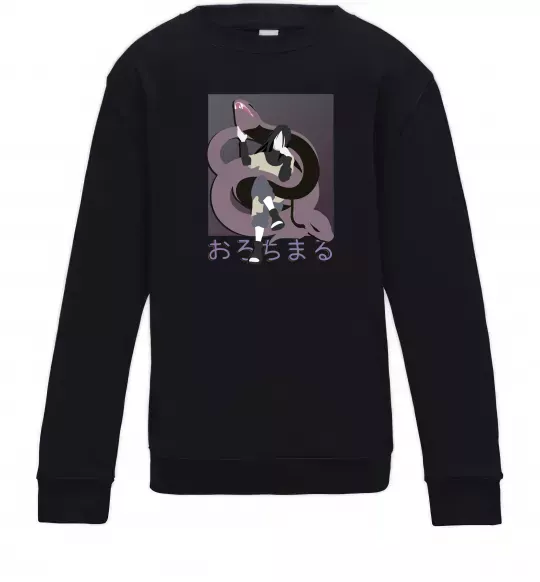 Дитячий світшот Orochimaru snake Чорний фото