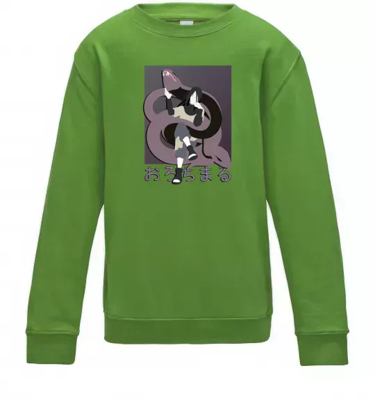 Дитячий світшот Orochimaru snake Лаймовий фото