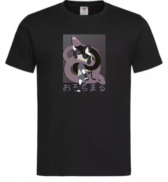 Мужская футболка Orochimaru snake Черный фото