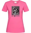 Жіноча футболка Orochimaru snake Яскраво-рожевий фото