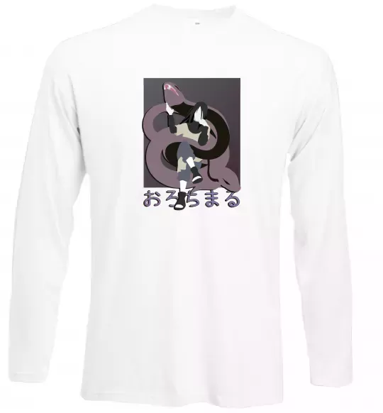 Лонгслів Orochimaru snake Білий фото