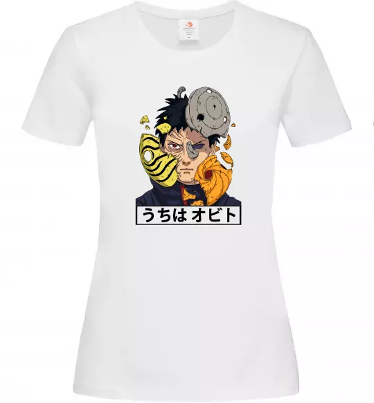 Женская футболка Obito Uchiha Белый фото