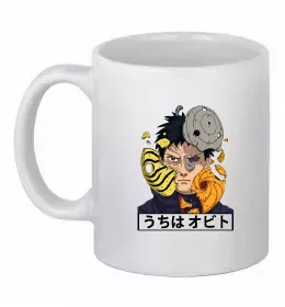 Чашка керамічна Obito Uchiha Білий фото