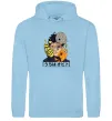 Мужская толстовка (худи) Obito Uchiha Голубой фото