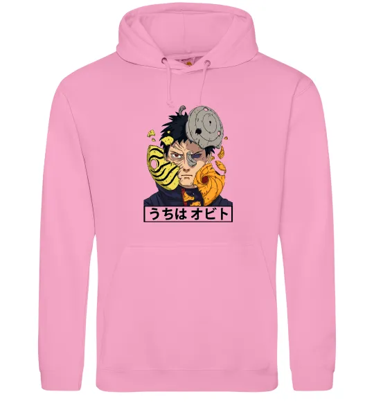 Женская толстовка (худи) Obito Uchiha Розовый фото