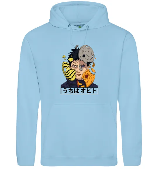 Женская толстовка (худи) Obito Uchiha Голубой фото