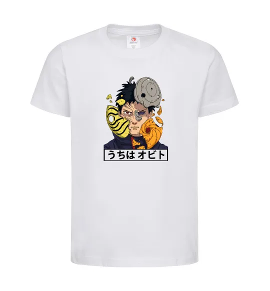 Дитяча футболка Obito Uchiha Білий фото