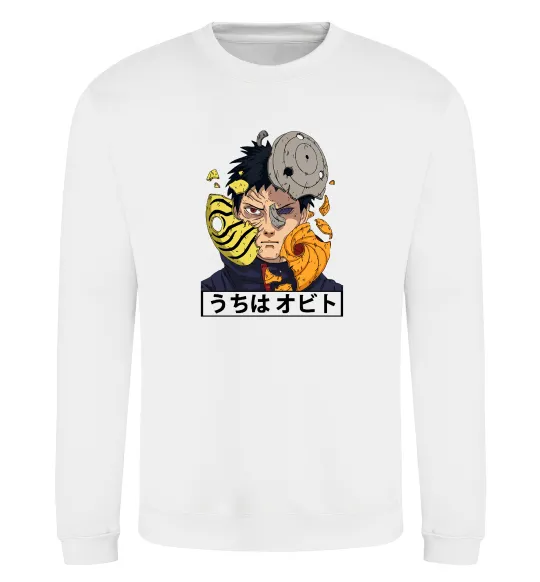 Світшот Obito Uchiha Білий фото