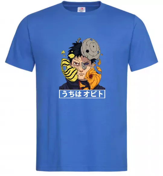 Чоловіча футболка Obito Uchiha Яскраво-синій фото