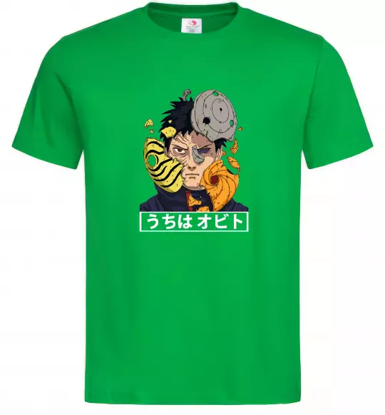 Чоловіча футболка Obito Uchiha Зелений фото