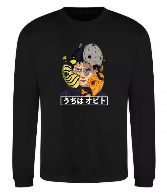 Свитшот Obito Uchiha Черный фото