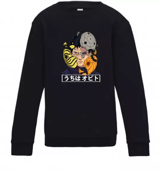 Дитячий світшот Obito Uchiha Чорний фото