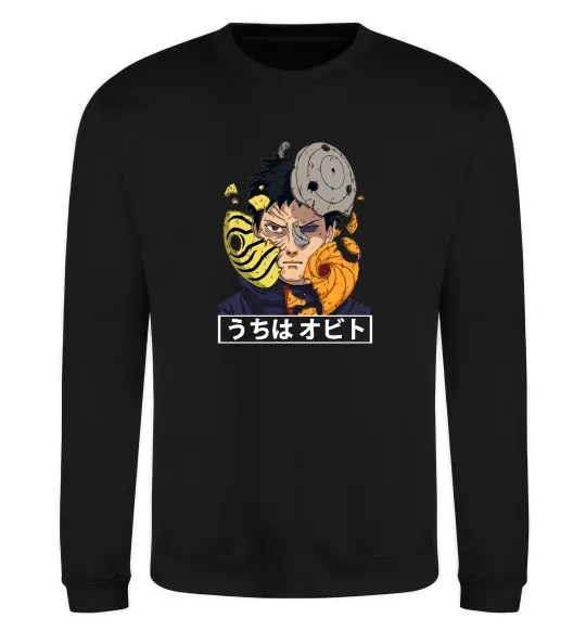 Світшот Obito Uchiha Чорний фото