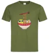 Чоловіча футболка Naruto Ramen Оливковий Чоловіча футболка Naruto Ramen Оливковий фото