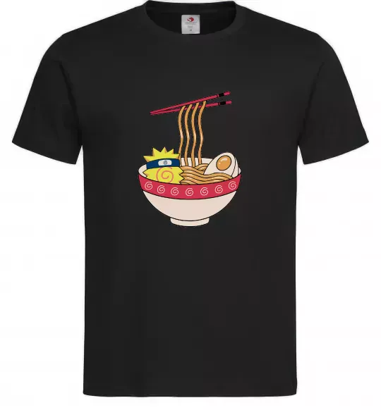 Чоловіча футболка Naruto Ramen Чорний фото