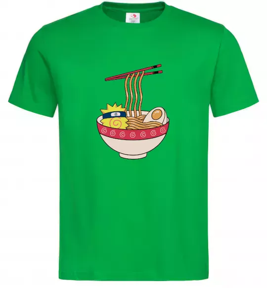 Чоловіча футболка Naruto Ramen Зелений фото