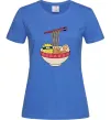 Жіноча футболка Naruto Ramen Яскраво-синій фото