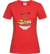 Жіноча футболка Naruto Ramen Червоний фото