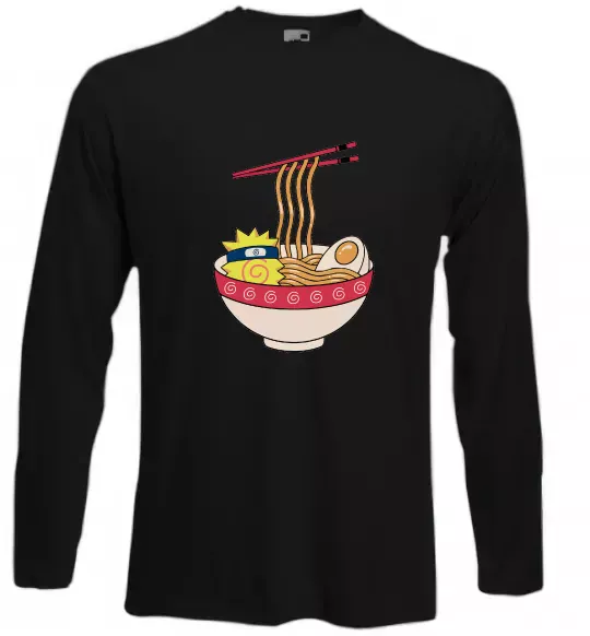 Лонгслив Naruto Ramen Черный фото