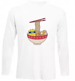 Лонгслив Naruto Ramen Белый фото