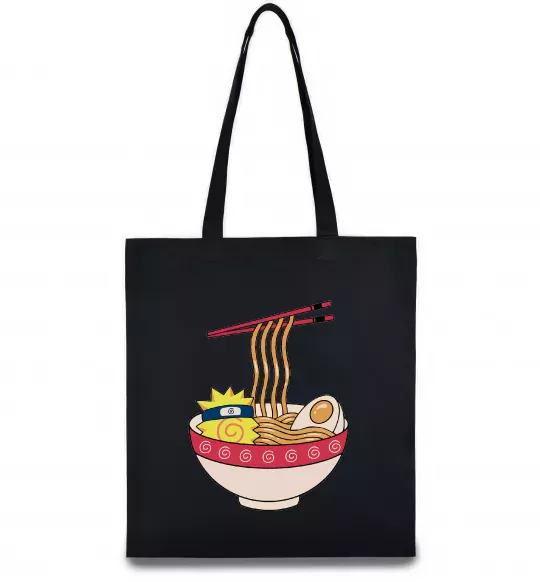Еко-сумка Naruto Ramen Чорний фото
