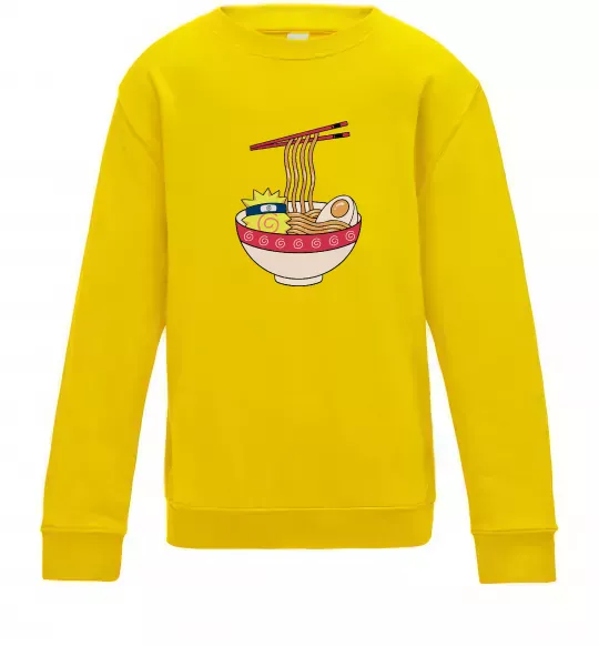 Дитячий світшот Naruto Ramen Сонячно жовтий фото