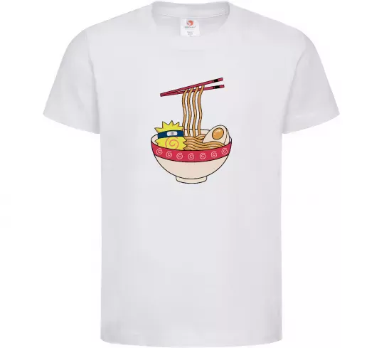 Детская футболка Naruto Ramen Белый фото