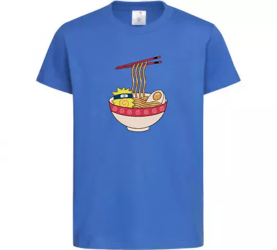 Детская футболка Naruto Ramen Ярко-синий фото