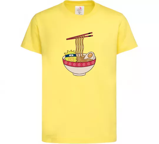 Детская футболка Naruto Ramen Лимонный фото