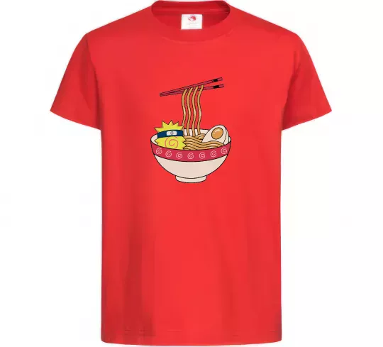Детская футболка Naruto Ramen Красный фото