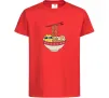 Детская футболка Naruto Ramen Красный фото