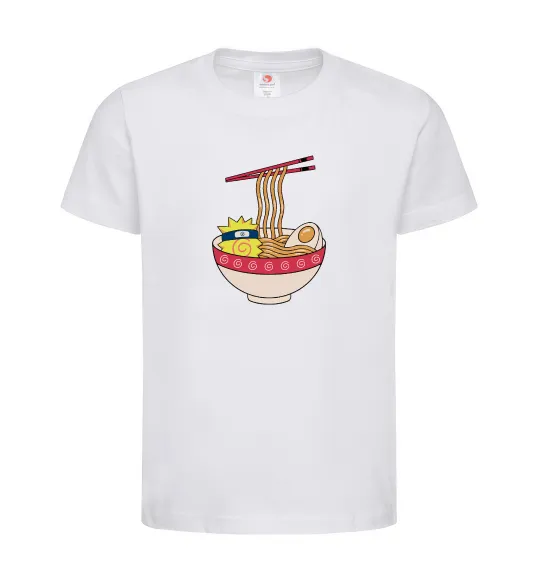 Детская футболка Naruto Ramen Белый фото