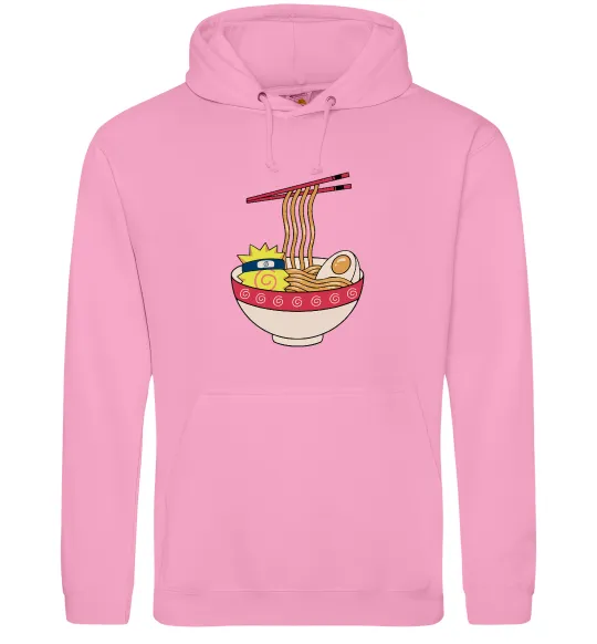 Мужская толстовка (худи) Naruto Ramen Розовый фото