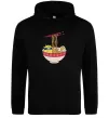 Чоловіча толстовка (худі) Naruto Ramen Чорний фото