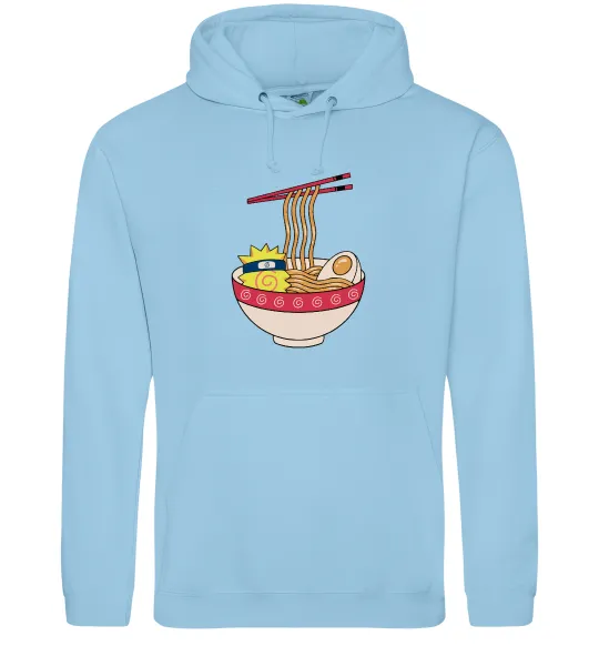 Мужская толстовка (худи) Naruto Ramen Голубой фото