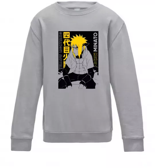 Дитячий світшот Minato Сірий меланж фото