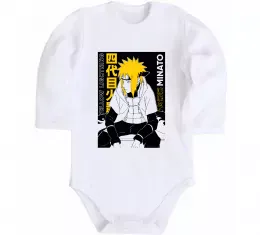 Детский боди Minato Белый фото