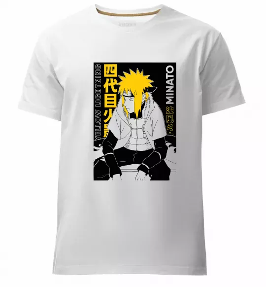 Чоловіча преміум футболка Minato Білий фото