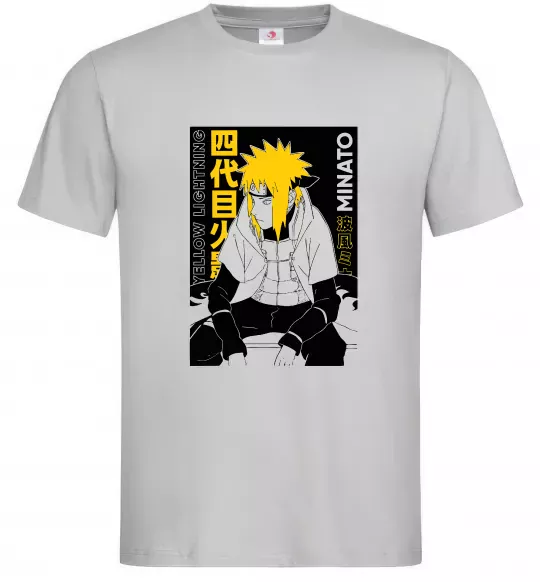 Чоловіча футболка Minato Сірий фото