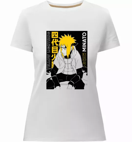 Жіноча преміум футболка Minato Білий фото
