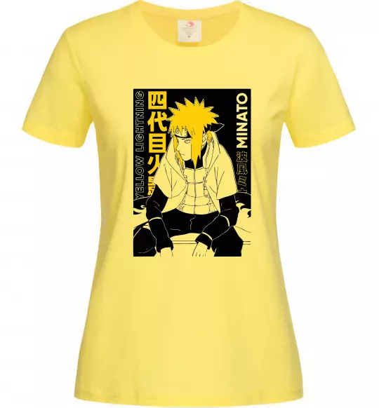 Жіноча футболка Minato Лимонний фото