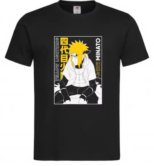 Чоловіча футболка Minato Чорний фото