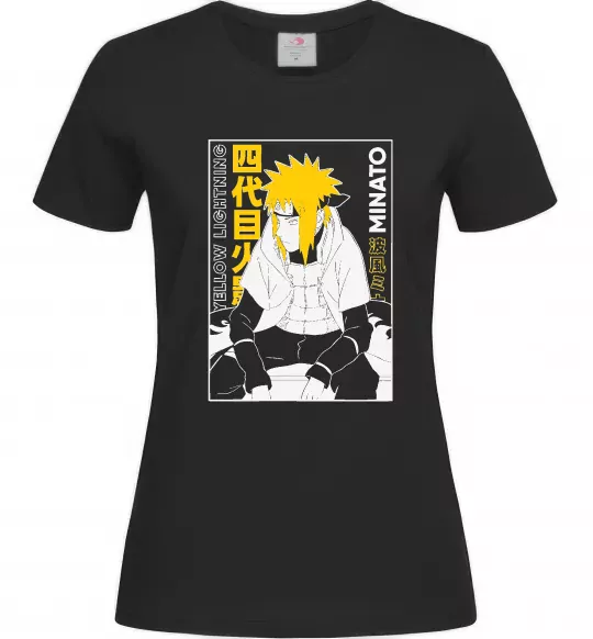 Жіноча футболка Minato Чорний фото