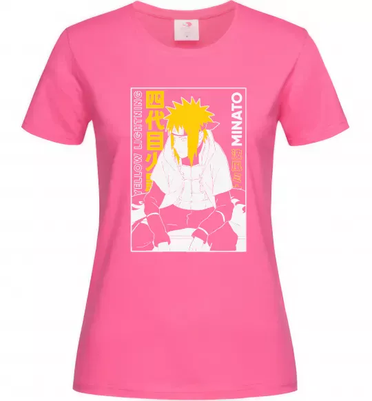 Жіноча футболка Minato Яскраво-рожевий фото