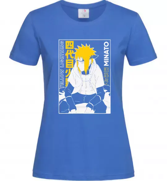 Жіноча футболка Minato Яскраво-синій фото