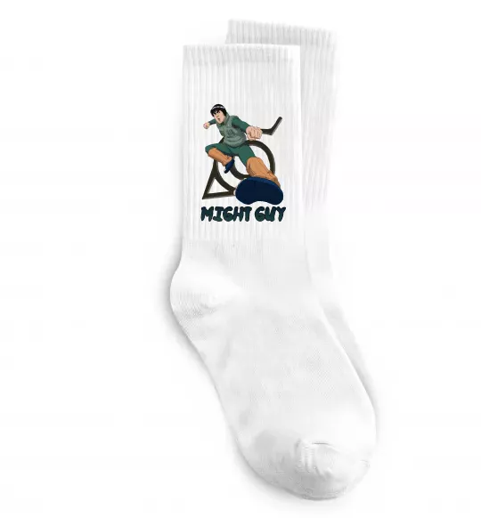 Носки Might guy Белый фото