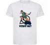 Дитяча футболка Might guy Білий фото