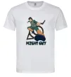 Мужская футболка Might guy Белый фото