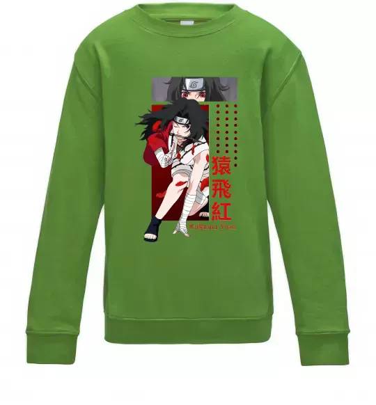 Дитячий світшот Kurenai Yuhi Лаймовий фото