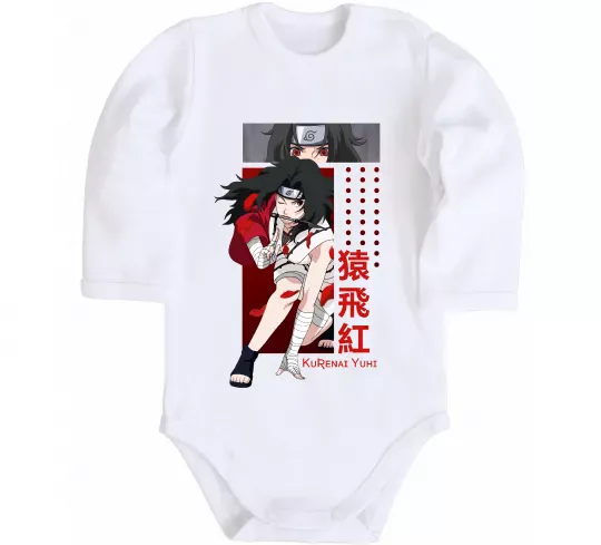 Детский боди Kurenai Yuhi Белый фото